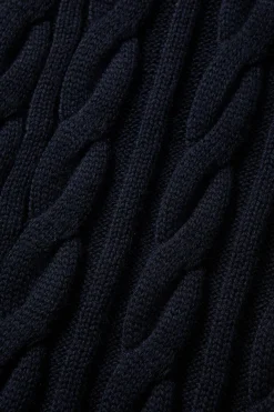Braided Vest Plain Navy | Edmmond Studios Cheap