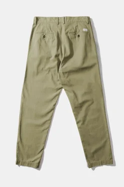 Chino Herringbone Plain Khaki | Edmmond Studios Cheap