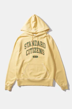 College Arch Hoodie Plain Light Yellow | Edmmond Studios Store