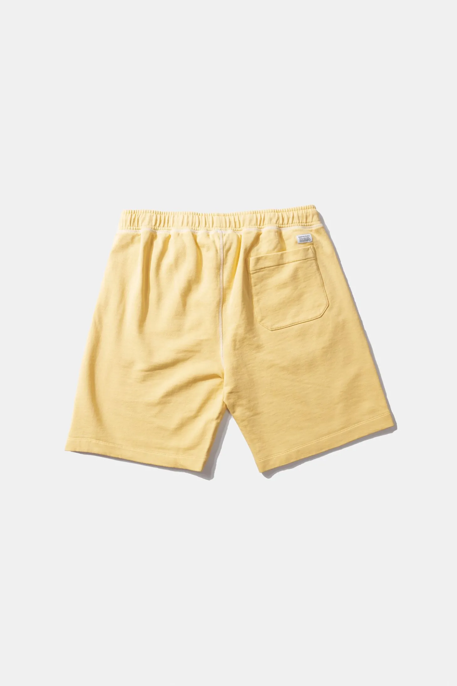 College Arch Shorts Plain Light Yellow | Edmmond Studios Best Sale