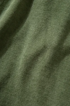Contrast Terry Shorts Plain Olive | Edmmond Studios Outlet