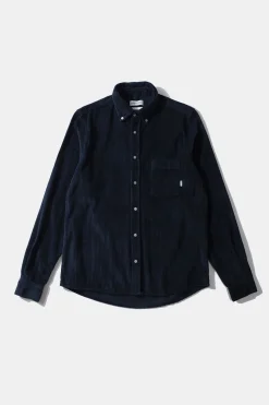 Cord Shirt Plain Navy | Edmmond Studios Discount