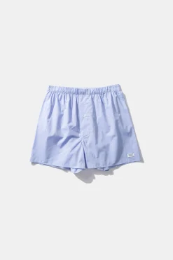Cotton Boxer Plain Light Blue | Edmmond Studios Hot