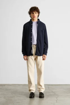 Crisp Shirt Plain Navy | Edmmond Studios Store