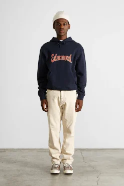 Curly Hoodie Plain Navy | Edmmond Studios Hot