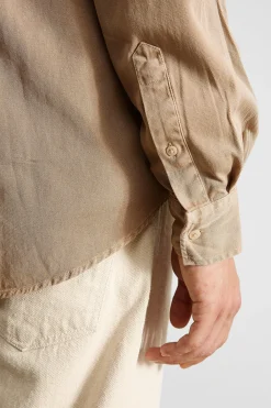 Day Shirt Twill Plain Tan | Edmmond Studios Clearance