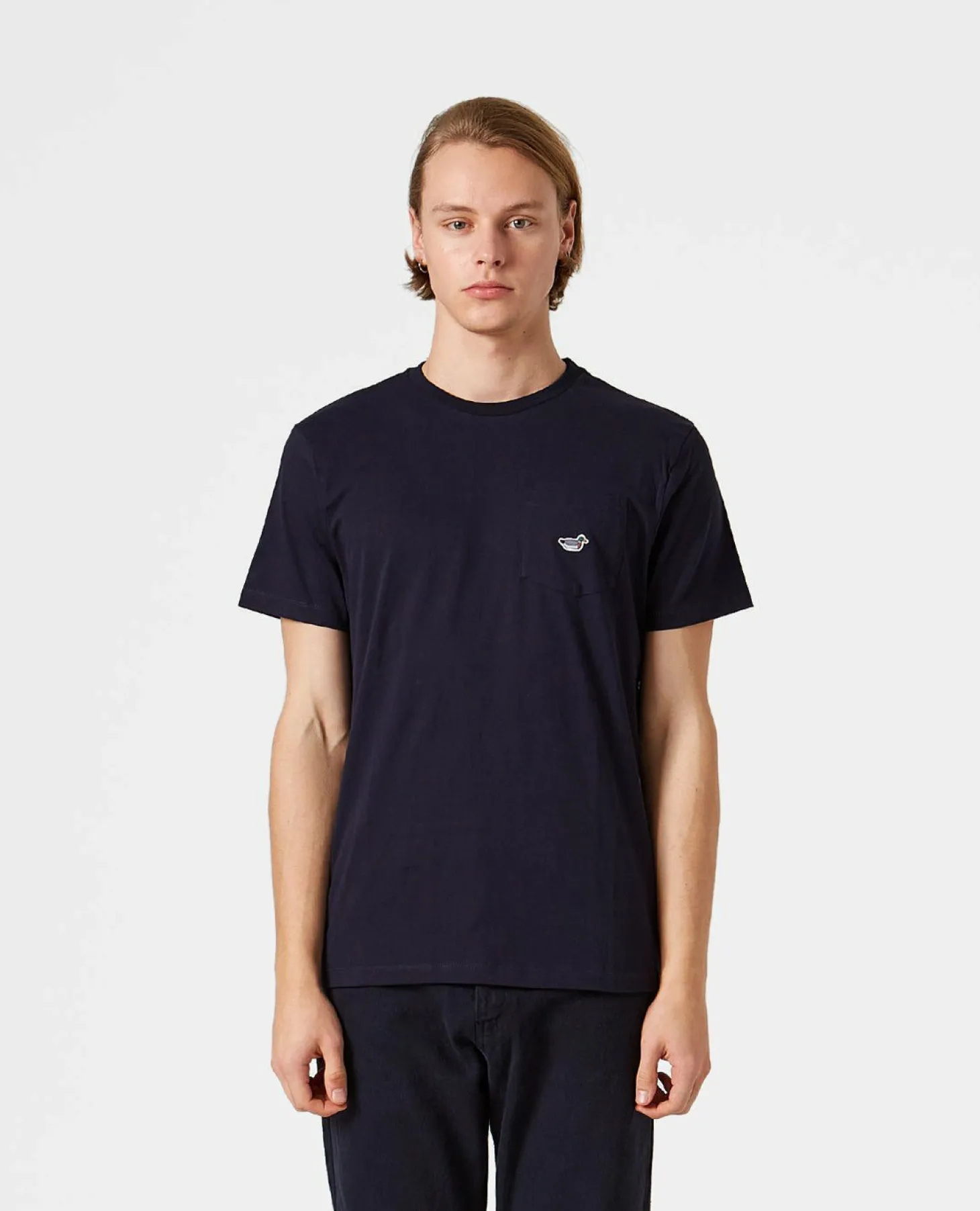 Duck Patch Tee Ns Plain Navy | Edmmond Studios Discount