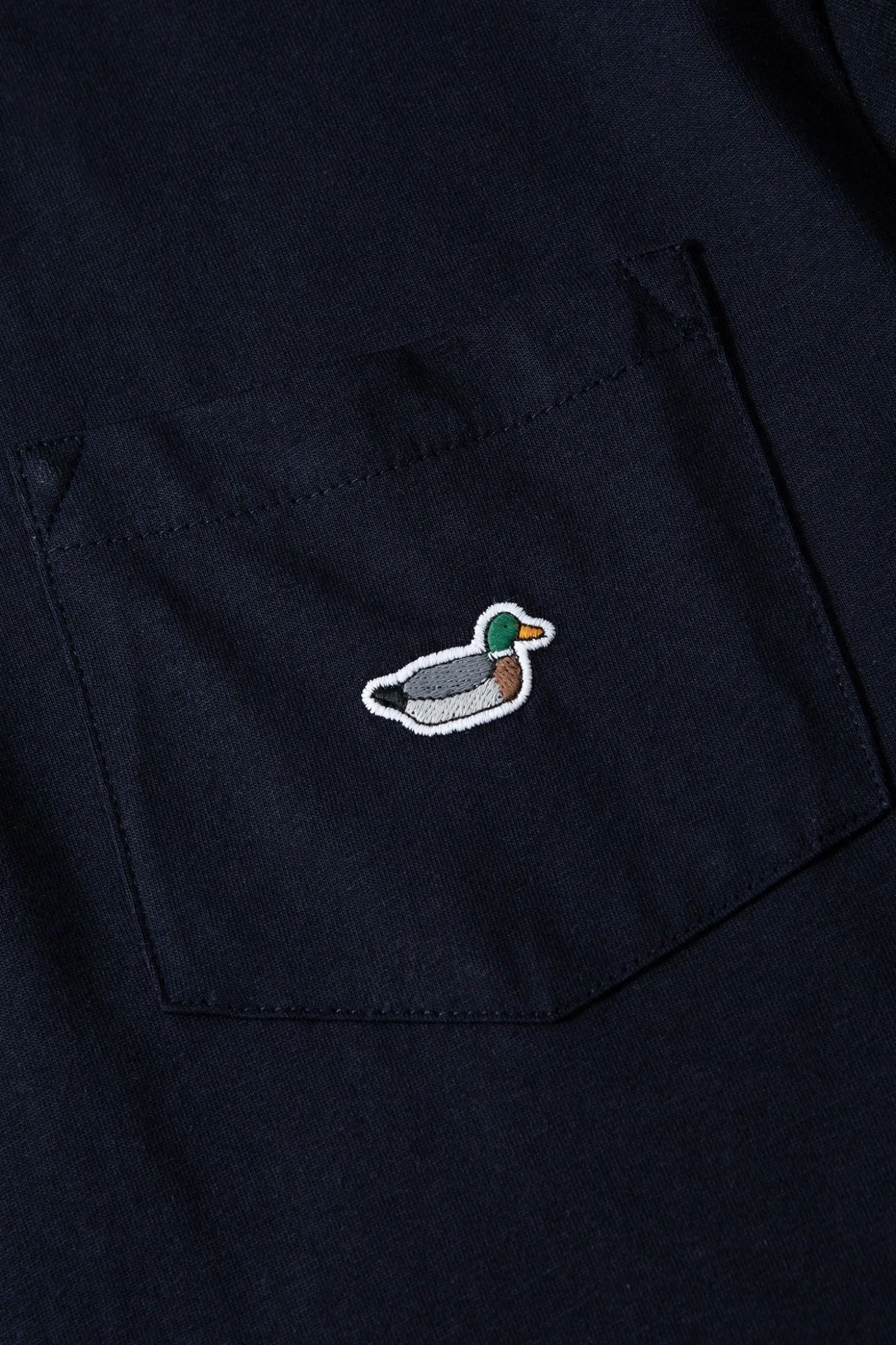 Duck Patch Tee Ns Plain Navy | Edmmond Studios Discount
