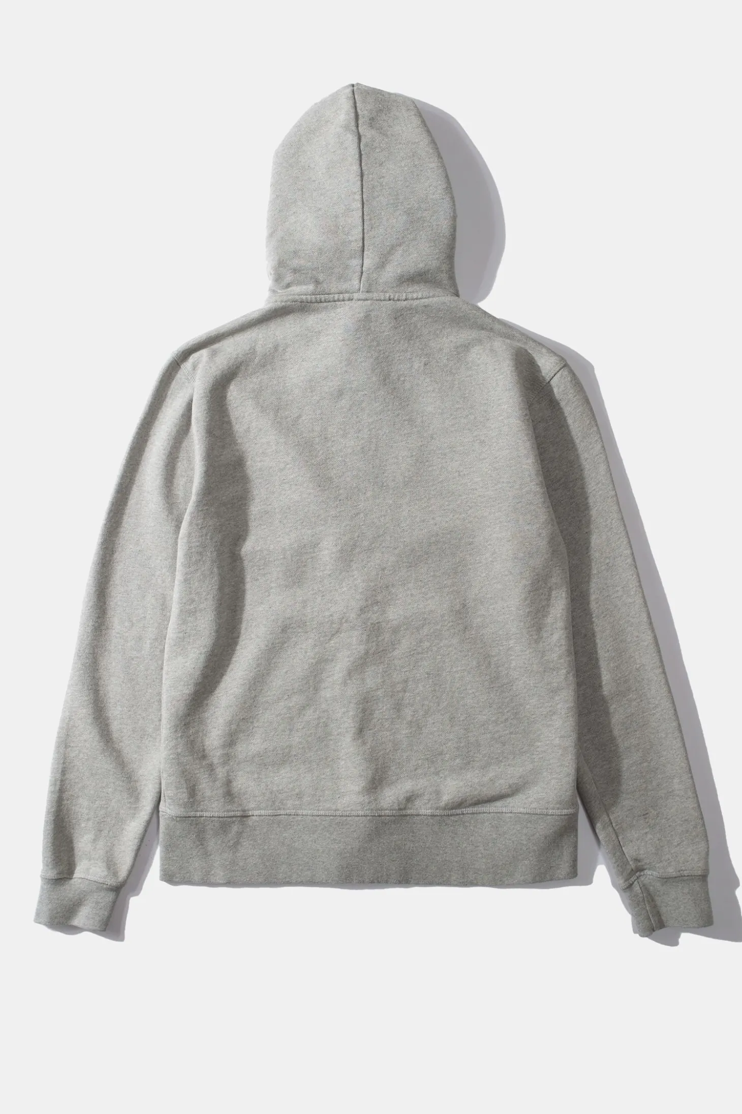 Duck Patch Zip Hoodie Plain Grey | Edmmond Studios Shop