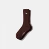 Duck Socks Plain Dk Brown | Edmmond Studios Flash Sale