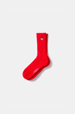 Duck Socks Plain Red | Edmmond Studios New