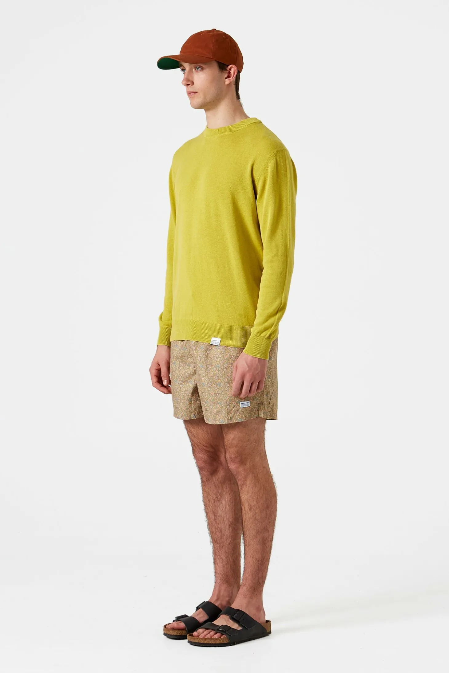 Flax Sweater Plain Green | Edmmond Studios Cheap