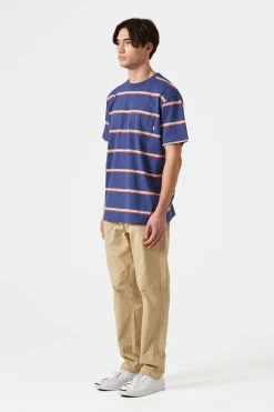 Gavin Stripes Plain Navy | Edmmond Studios Discount