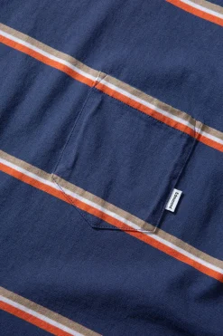 Gavin Stripes Plain Navy | Edmmond Studios Discount