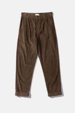 Jorge Pants Plain Brown | Edmmond Studios Discount