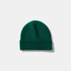 Knit Beanie Plain Green | Edmmond Studios Store