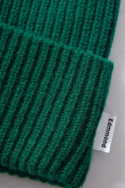 Knit Beanie Plain Green | Edmmond Studios Store