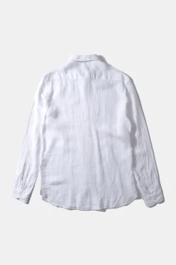 Linen Shirt Plain White | Edmmond Studios Hot