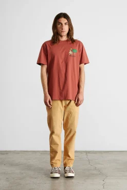 Marvin Pants Cord Plain Caramel | Edmmond Studios Clearance