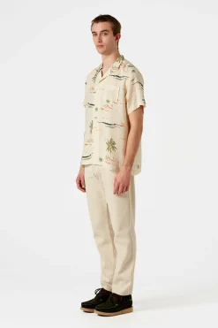Matt Short Sleeve Plain Off White | Edmmond Studios Online