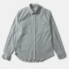 Microcord Shirt Plain Grey | Edmmond Studios Outlet