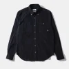 Microcord Shirt Plain Navy | Edmmond Studios Outlet