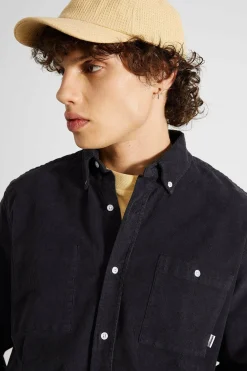 Microcord Shirt Plain Navy | Edmmond Studios Outlet