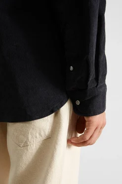 Microcord Shirt Plain Navy | Edmmond Studios Outlet