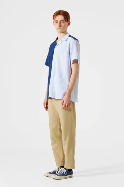 Middle Shirt Colour Block Navy | Edmmond Studios Shop