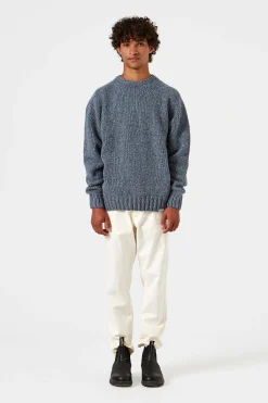 Paris Sweater Plain Steel | Edmmond Studios Sale