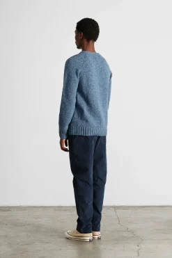 Paris Sweater Plain Steel | Edmmond Studios Best