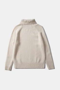 Paris Turtle Neck Plain Off White | Edmmond Studios Online