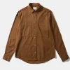 Pocket Shirt Plain Brown | Edmmond Studios Store