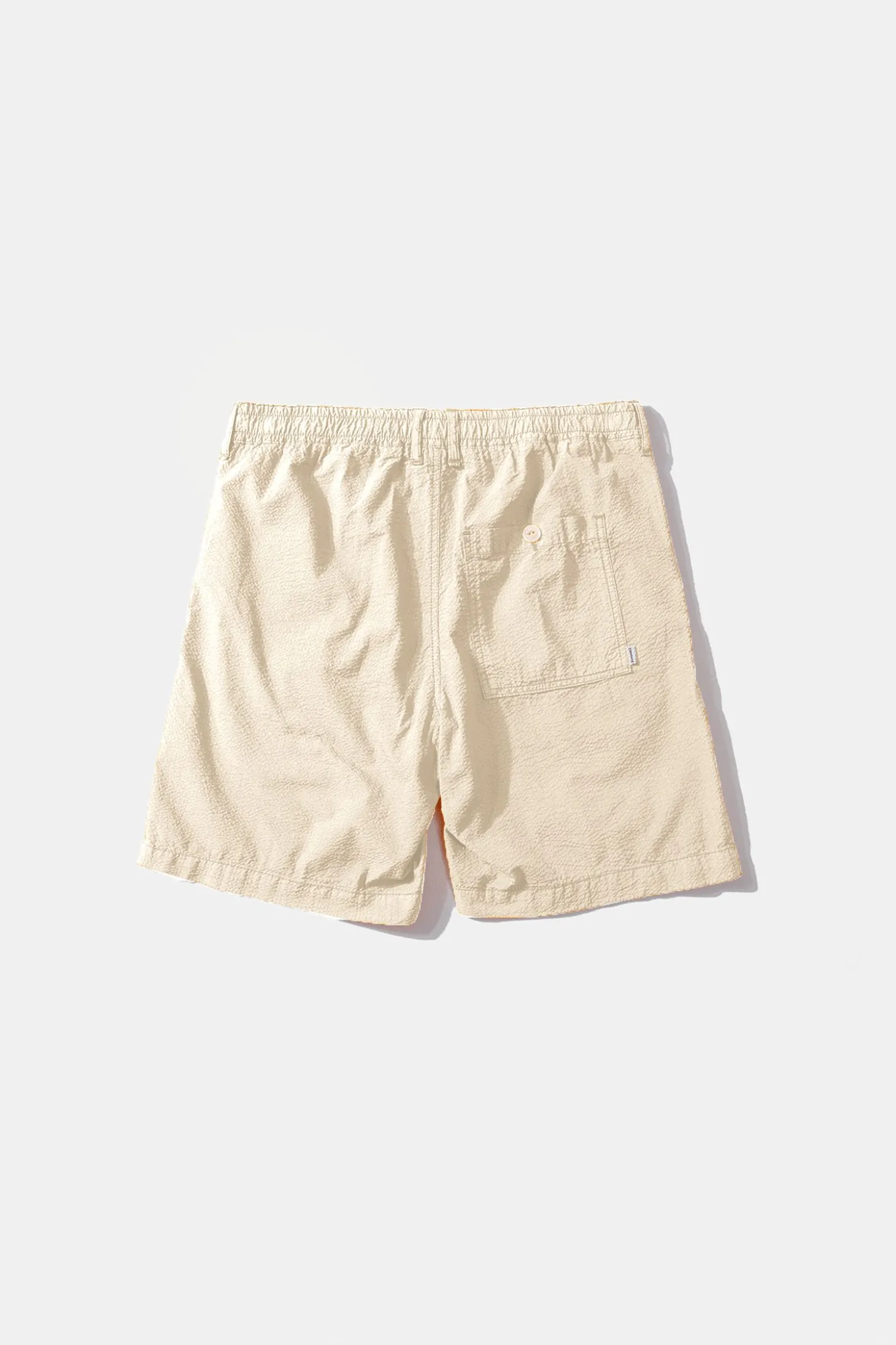 Seersucker Shorts Plain Off White | Edmmond Studios Shop