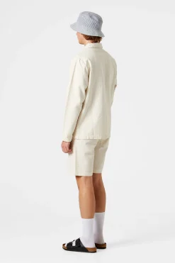 Seersucker Shorts Plain Off White | Edmmond Studios Shop