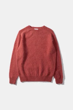 Shetland Sweater Plain Salmon | Edmmond Studios New