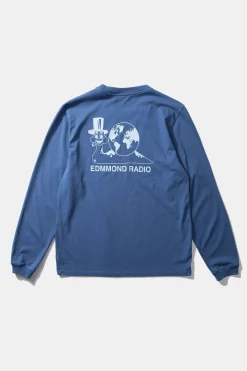 Slow Rhytms Ls Plain Blue | Edmmond Studios Hot