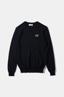 Special Duck Sweater Plain Navy | Edmmond Studios Fashion