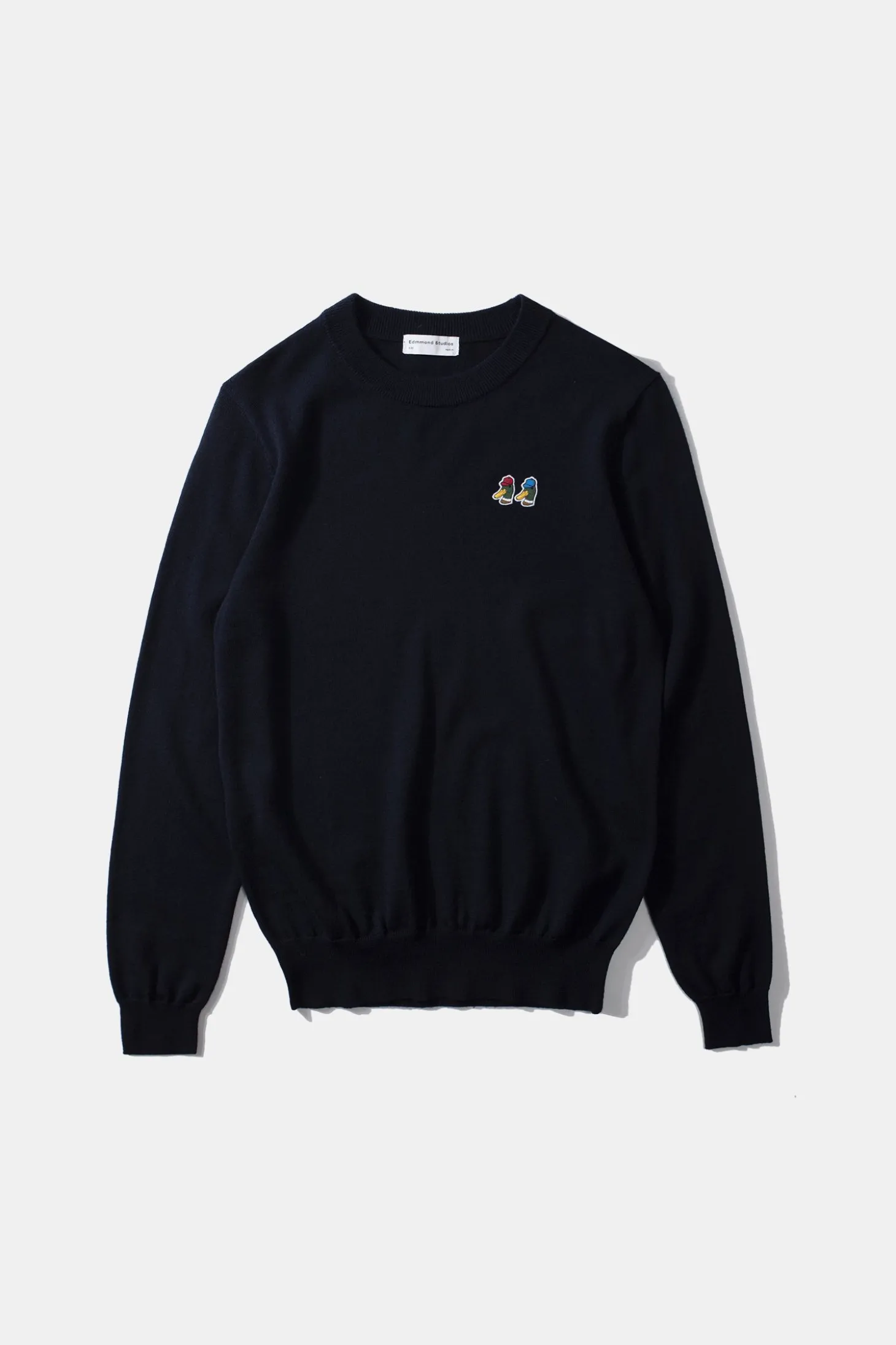Special Duck Sweater Plain Navy | Edmmond Studios Fashion