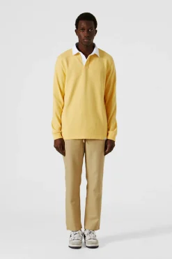 Spring Polo Plain Yellow | Edmmond Studios Cheap