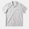 Striped Short Sleeve Plain Light Blue | Edmmond Studios Outlet
