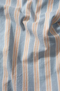 Striped Short Sleeve Plain Light Blue | Edmmond Studios Outlet