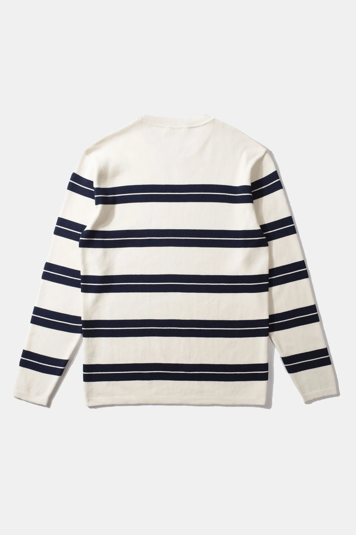 Striped Sweater Plain Beige | Edmmond Studios Fashion