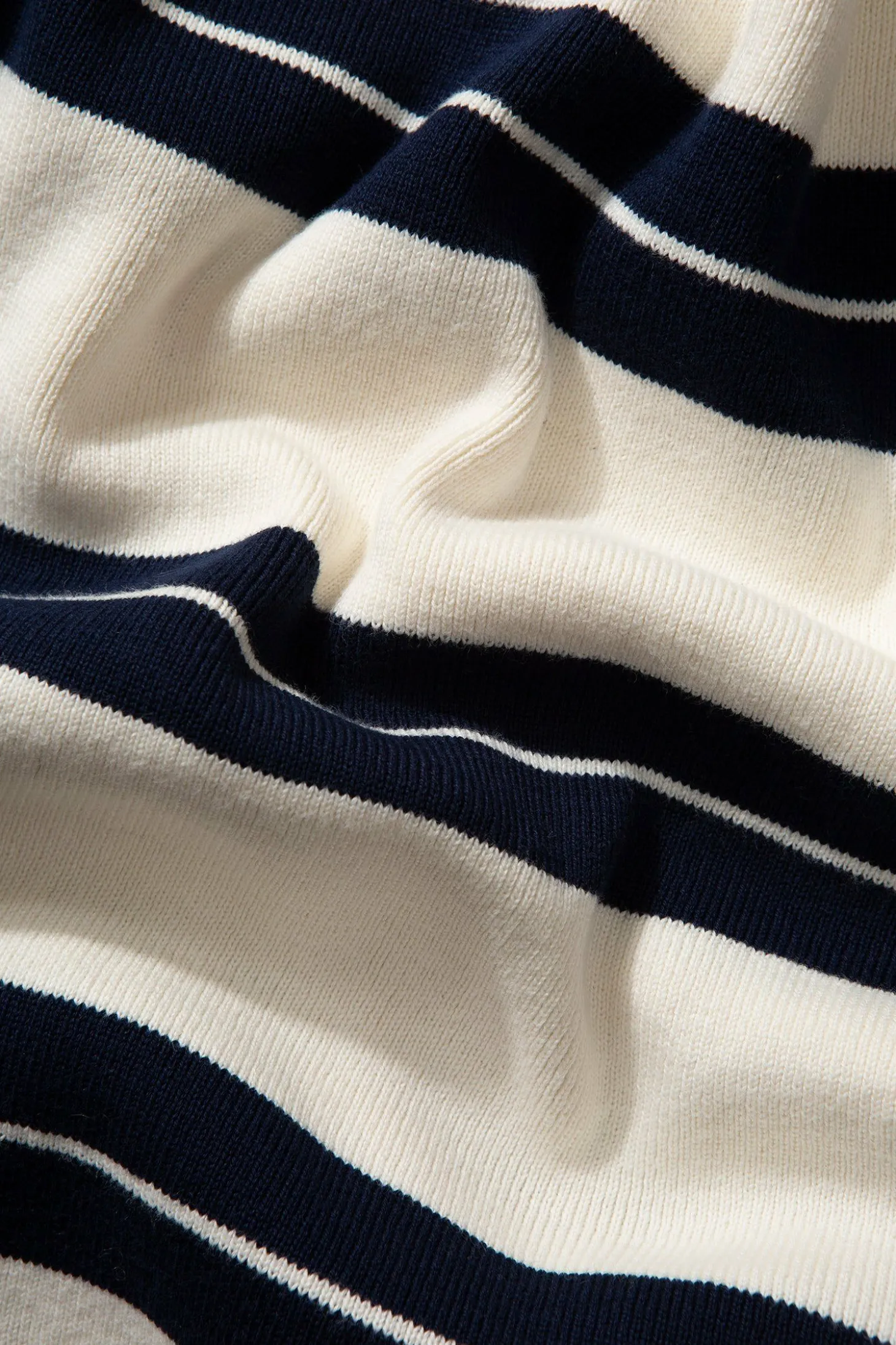 Striped Sweater Plain Beige | Edmmond Studios Fashion