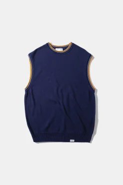Sunset Vest Plain Navy | Edmmond Studios Best Sale