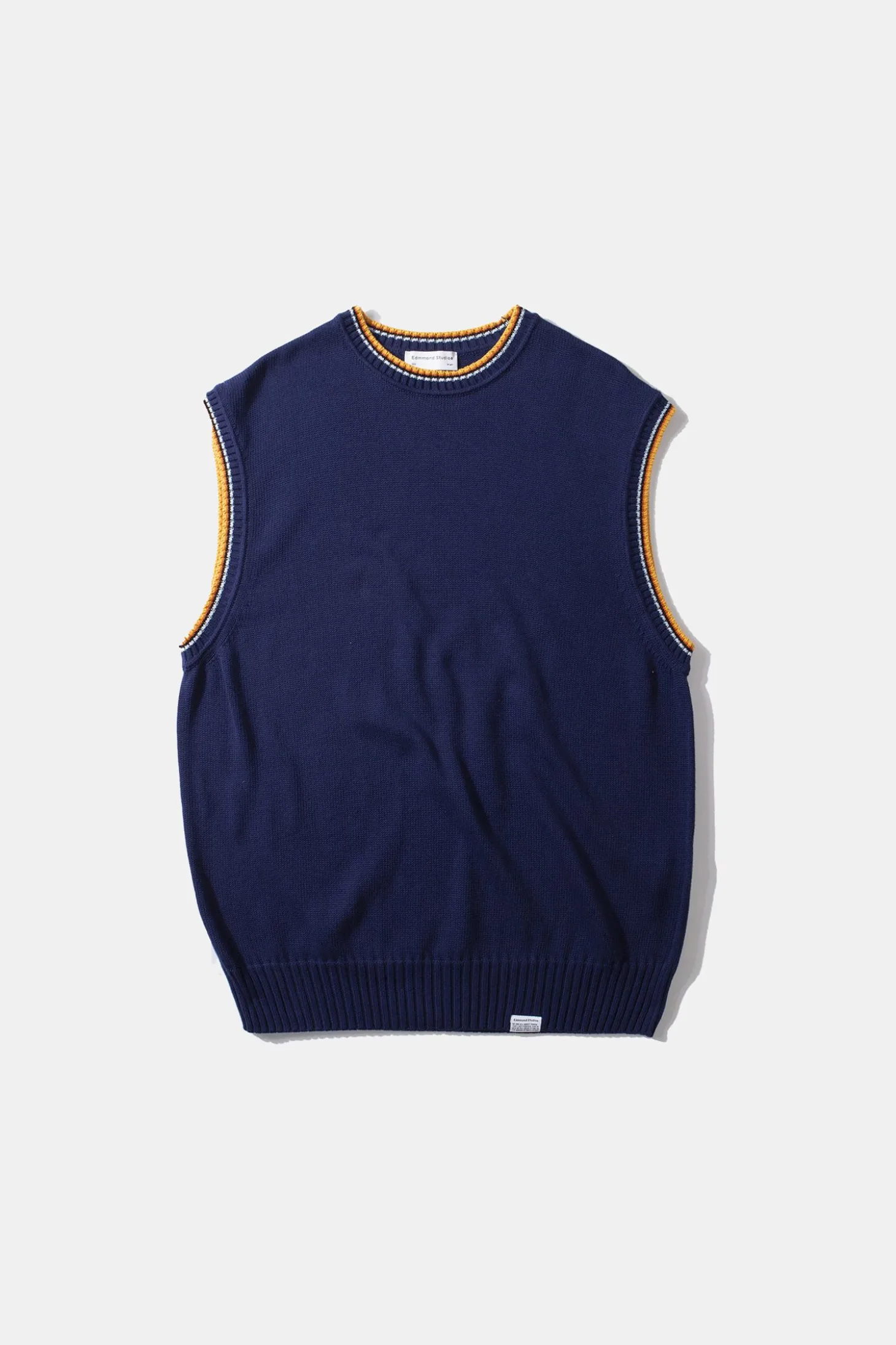 Sunset Vest Plain Navy | Edmmond Studios Best Sale