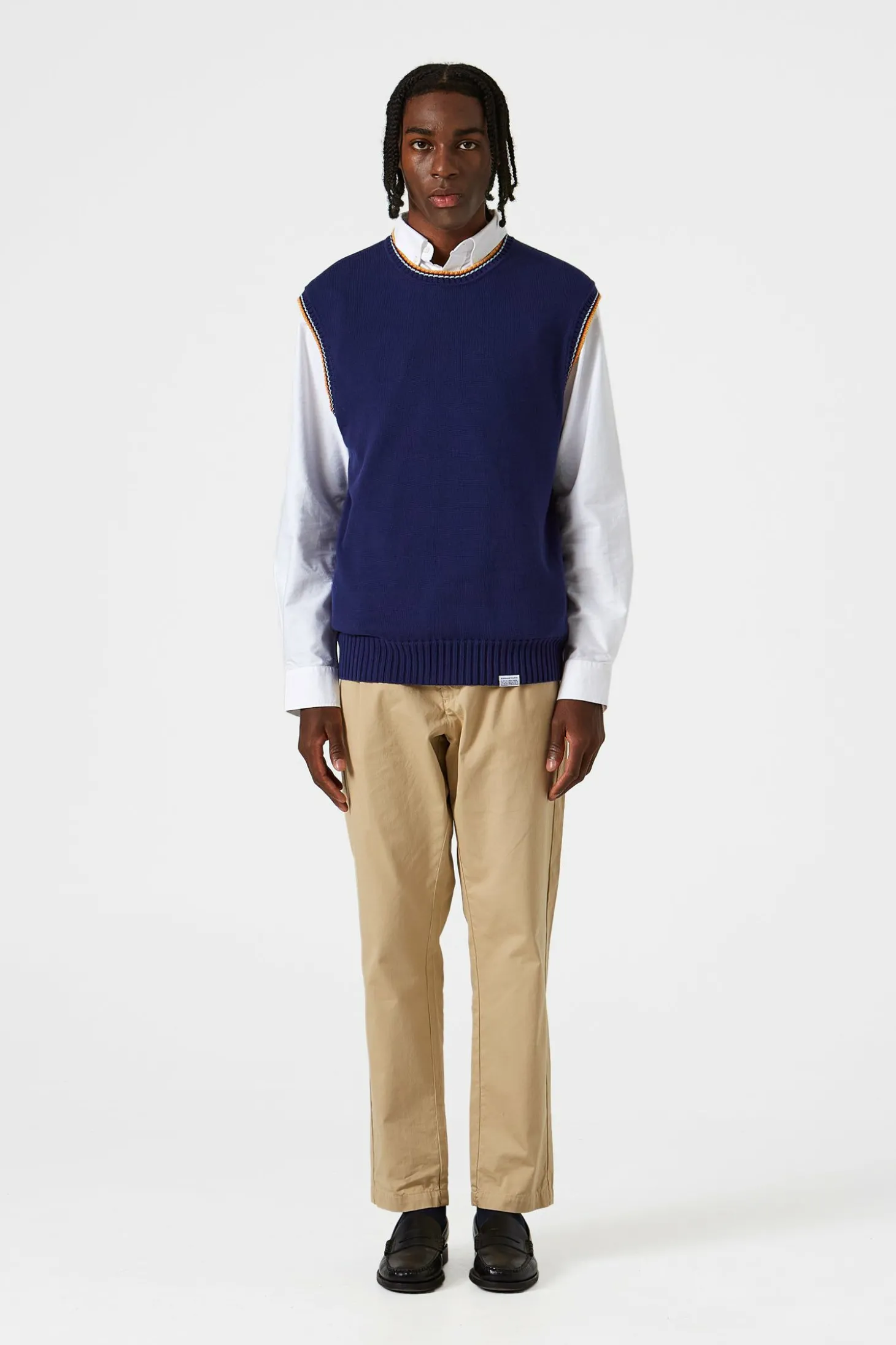 Sunset Vest Plain Navy | Edmmond Studios Best Sale