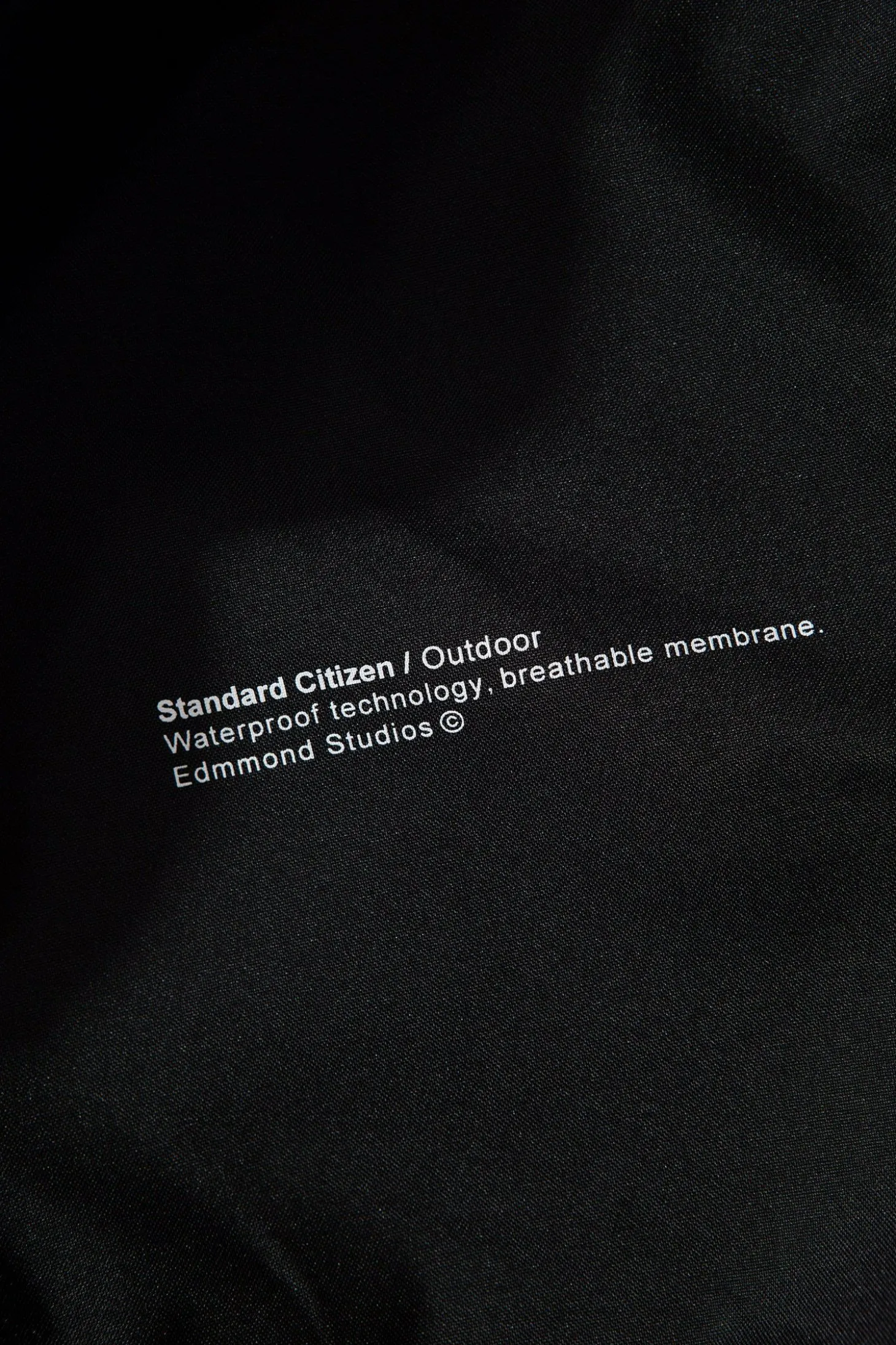 Survey Jacket Plain Black | Edmmond Studios Online