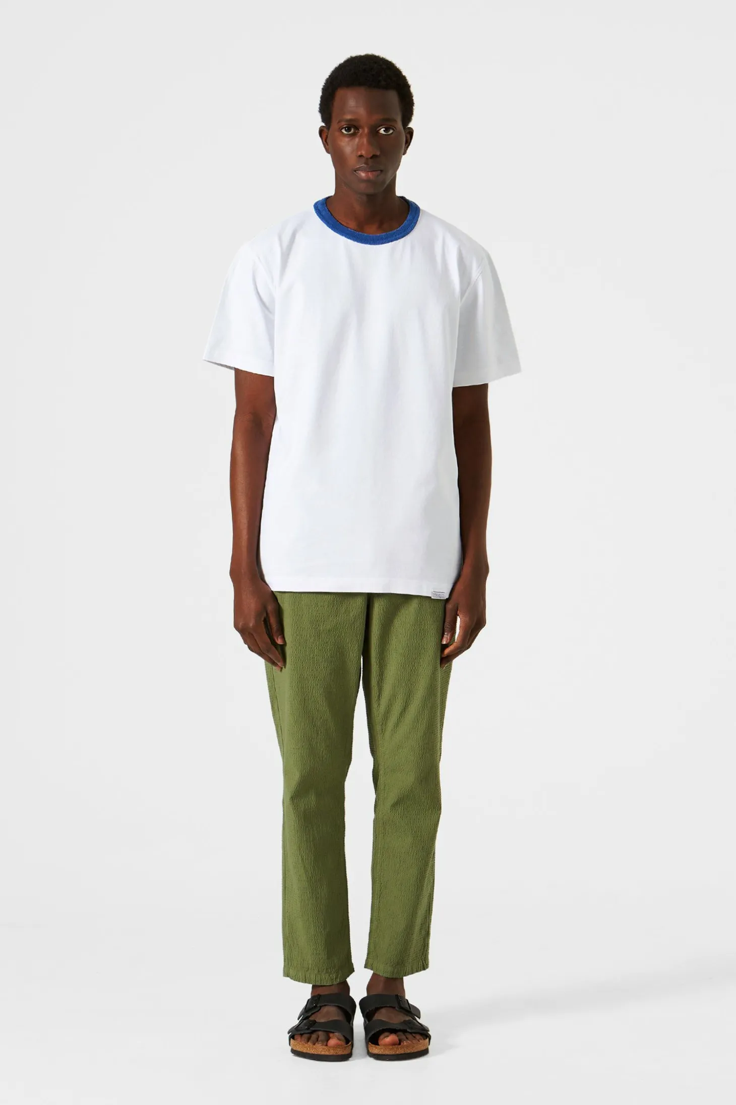 Terry Color Rib Plain Off White | Edmmond Studios Outlet