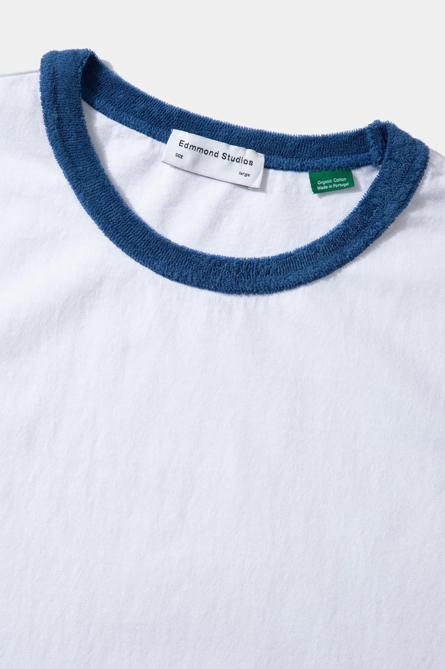 Terry Color Rib Plain Off White | Edmmond Studios Outlet